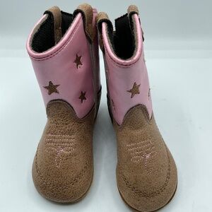 Shyanne Boot Barn Infant-Girls' Lia Poppet Little Star Western Boots Size 2